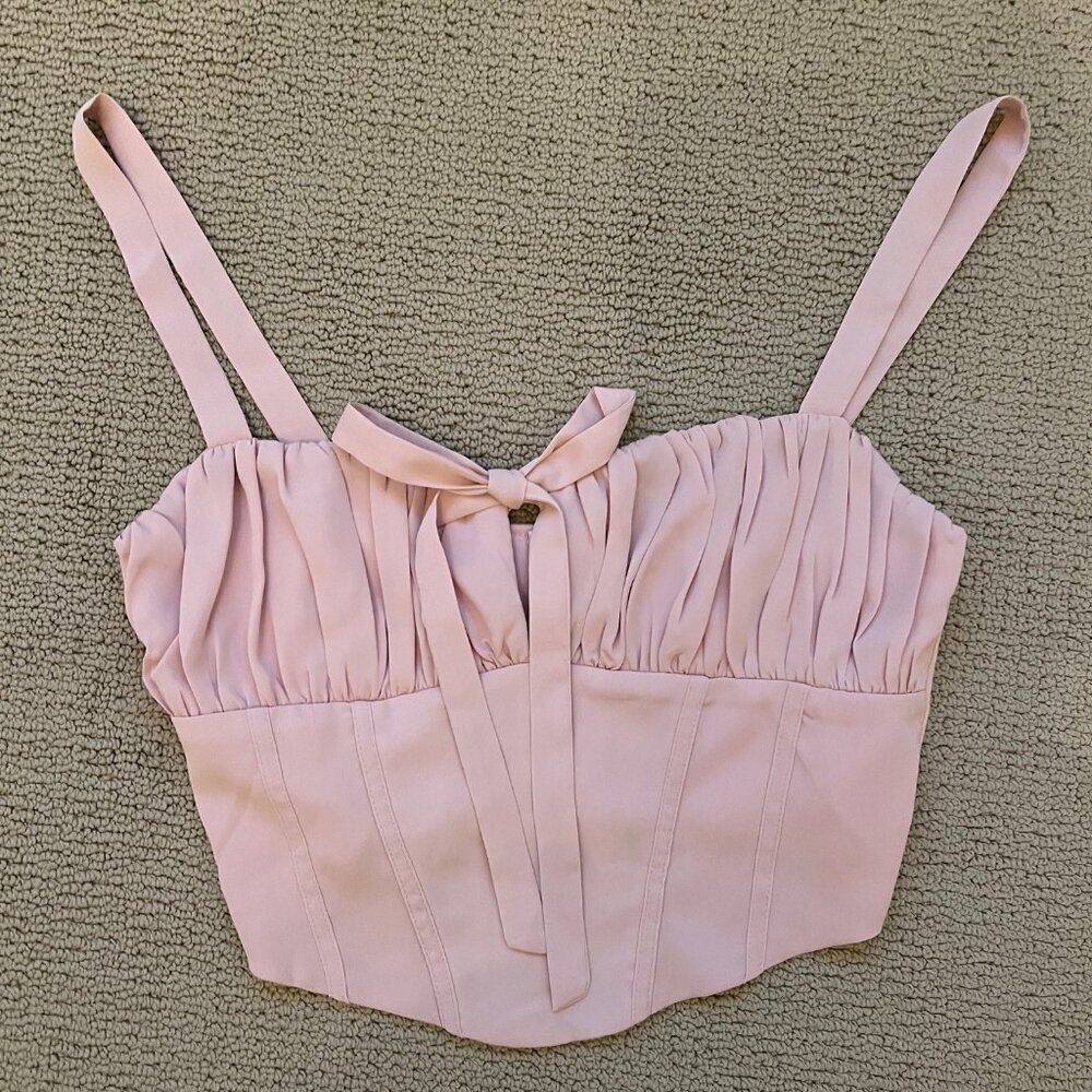 Et Clet Pink Crop Top